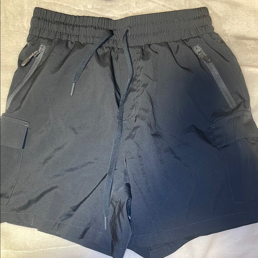 Women’s Grey Cargo Shorts